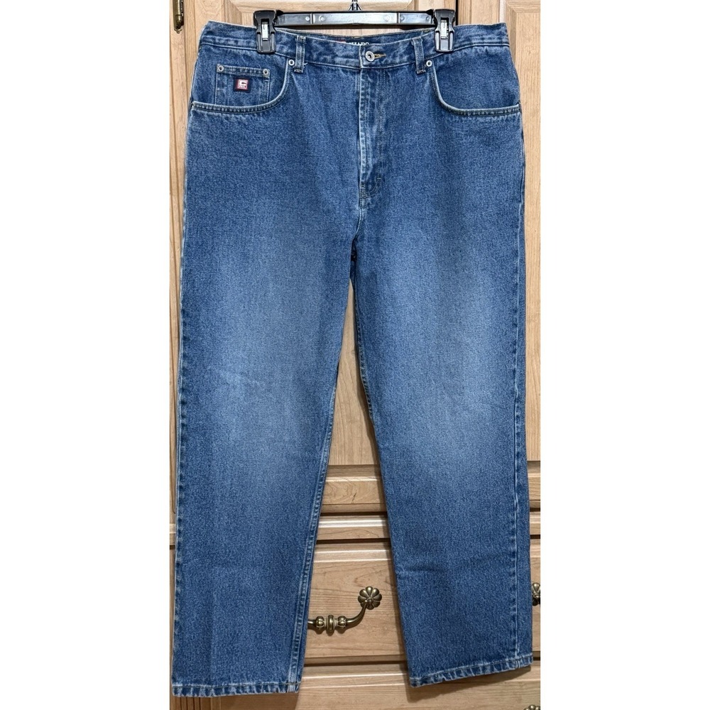 Chaps Ralph Lauren Jeans Mens 36x30 Blue Straight Leg Relaxed Denim Medium Wash
